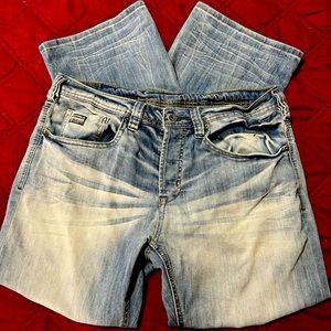 Men’s Buffalo David Bitton button fly jeans size 34/32